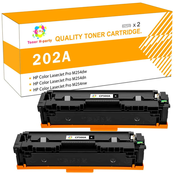 CF500A Black Toner 3-Pack for use in M254dw & M281dw LD Compatible HP 202A 
